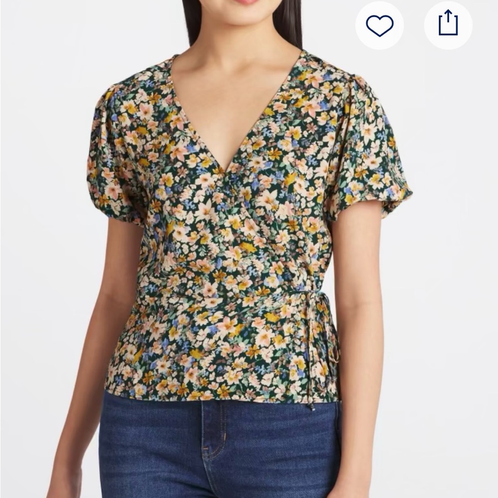 Nine Britton Multicolor Floral Blouse